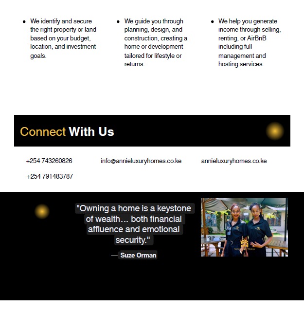 At Annie Luxury Homes, we’re not just selling property, we’re curating coastal lifestyles and smart investments 🌴✨