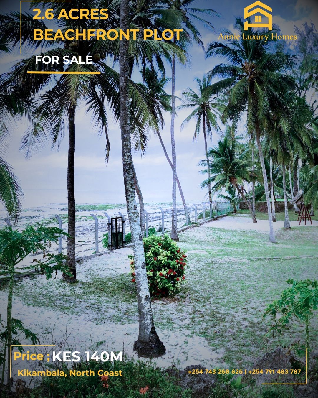 Pristine Beachfront Elegance | 2.6 Acres